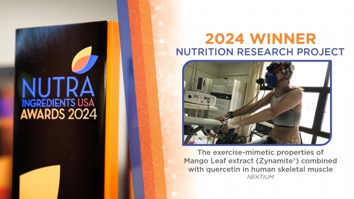 Nektium wins 2024 Nutrition Research Initiative of the Year