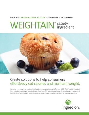 WEIGHTAIN™ Satiety Ingredient from Ingredion