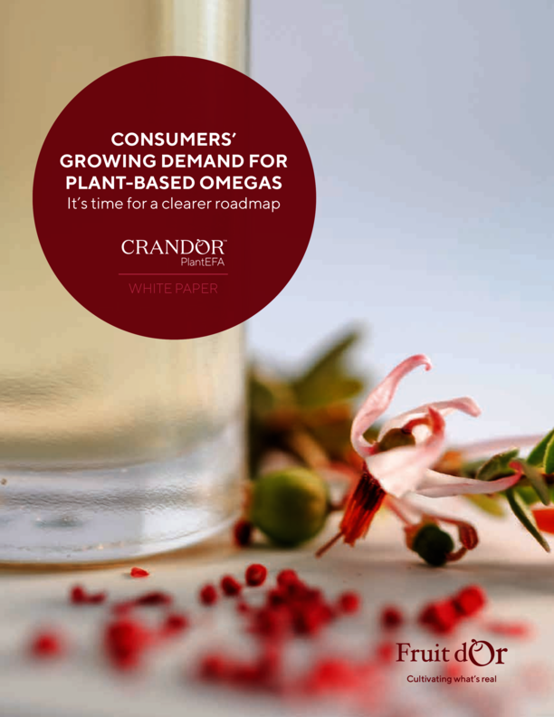 Meeting Consumers’ Demand for Plant-Based Omegas